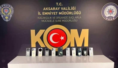 Aksaray’da Kaçak Cep Telefonu Satışına Operasyon