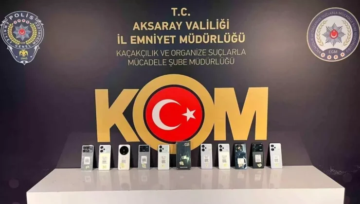 Aksaray’da Kaçak Cep Telefonu Satışına Operasyon