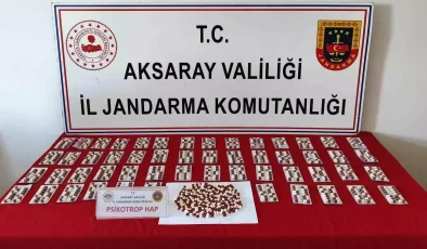 Aksaray’da Uyuşturucu Hap Taşıyan Şahıs Tutuklandı